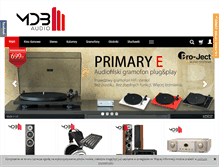 Tablet Screenshot of mdbaudio.pl